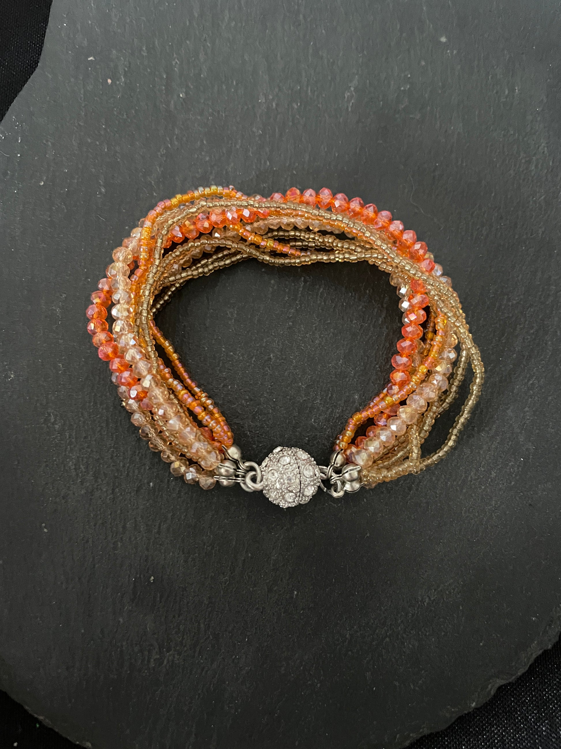 Coloured Bead Bracelet image 1