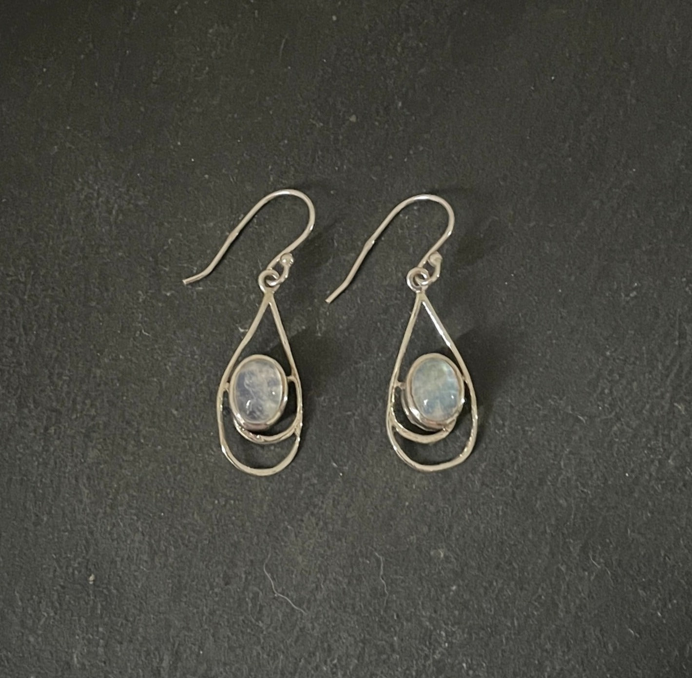 Moonstone and Silver Earrings image 0
