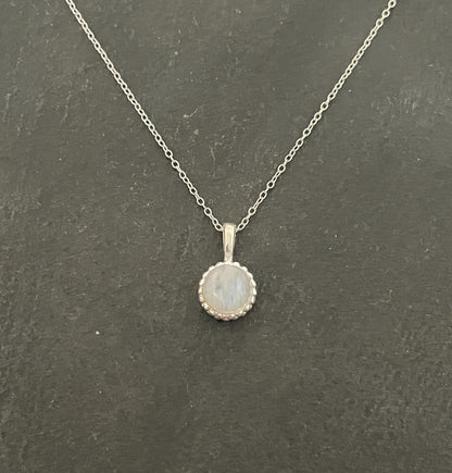 Round Moonstone Pendant image 0