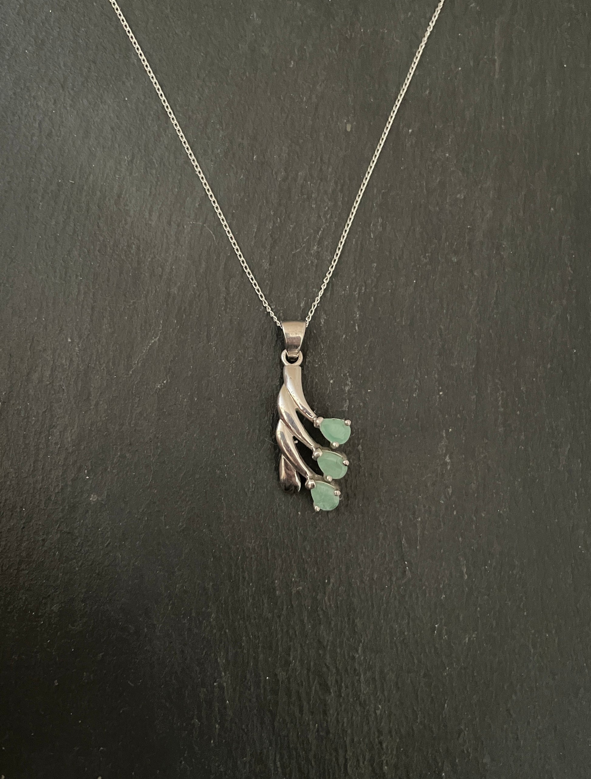 Emerald Drop Pendant image 0
