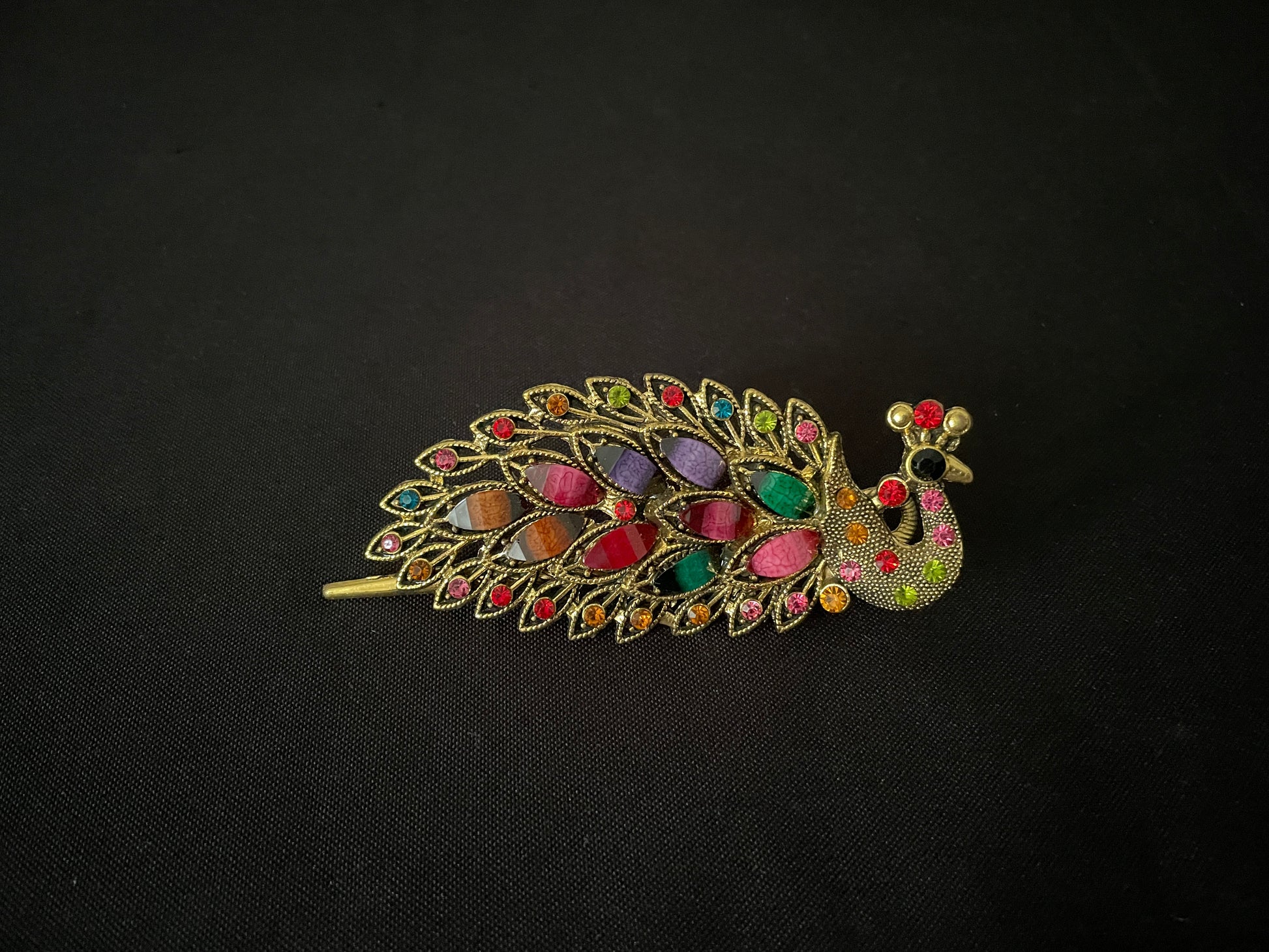 Peacock Hair Clip image 0