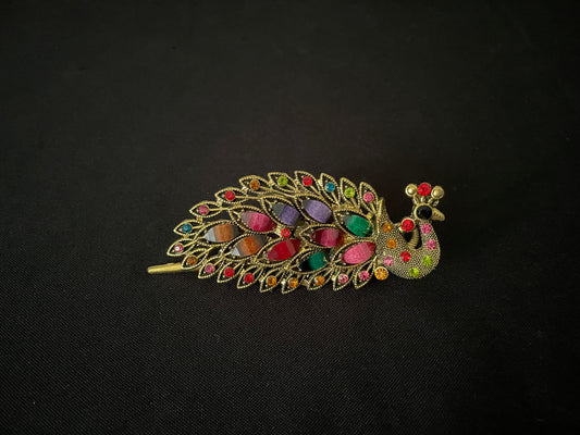 Peacock Hair Clip image 0