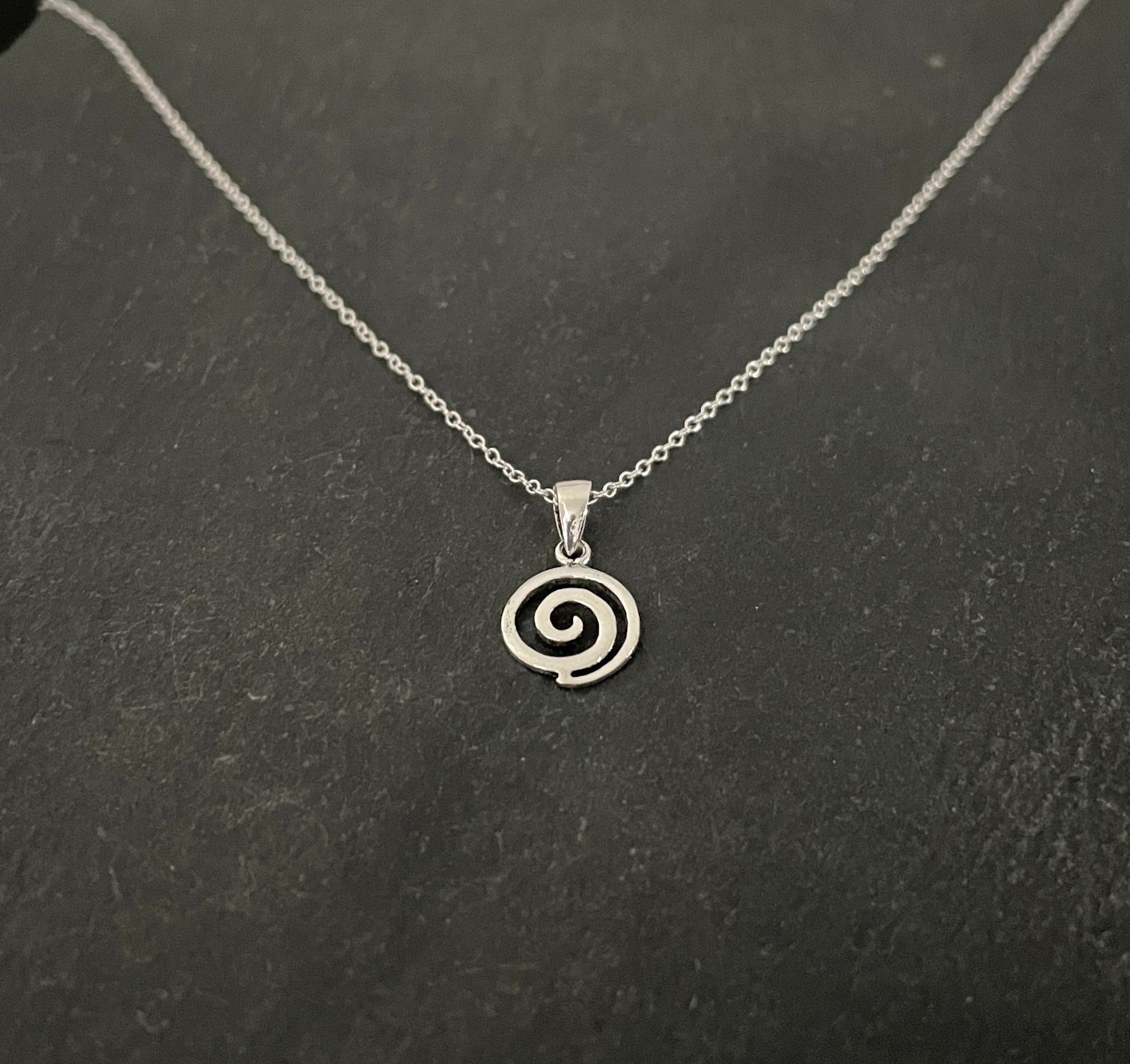 Silver Spiral Pendant image 1