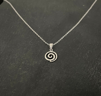 Silver Spiral Pendant image 1