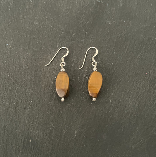 Tiger's Eye Earrings image 0