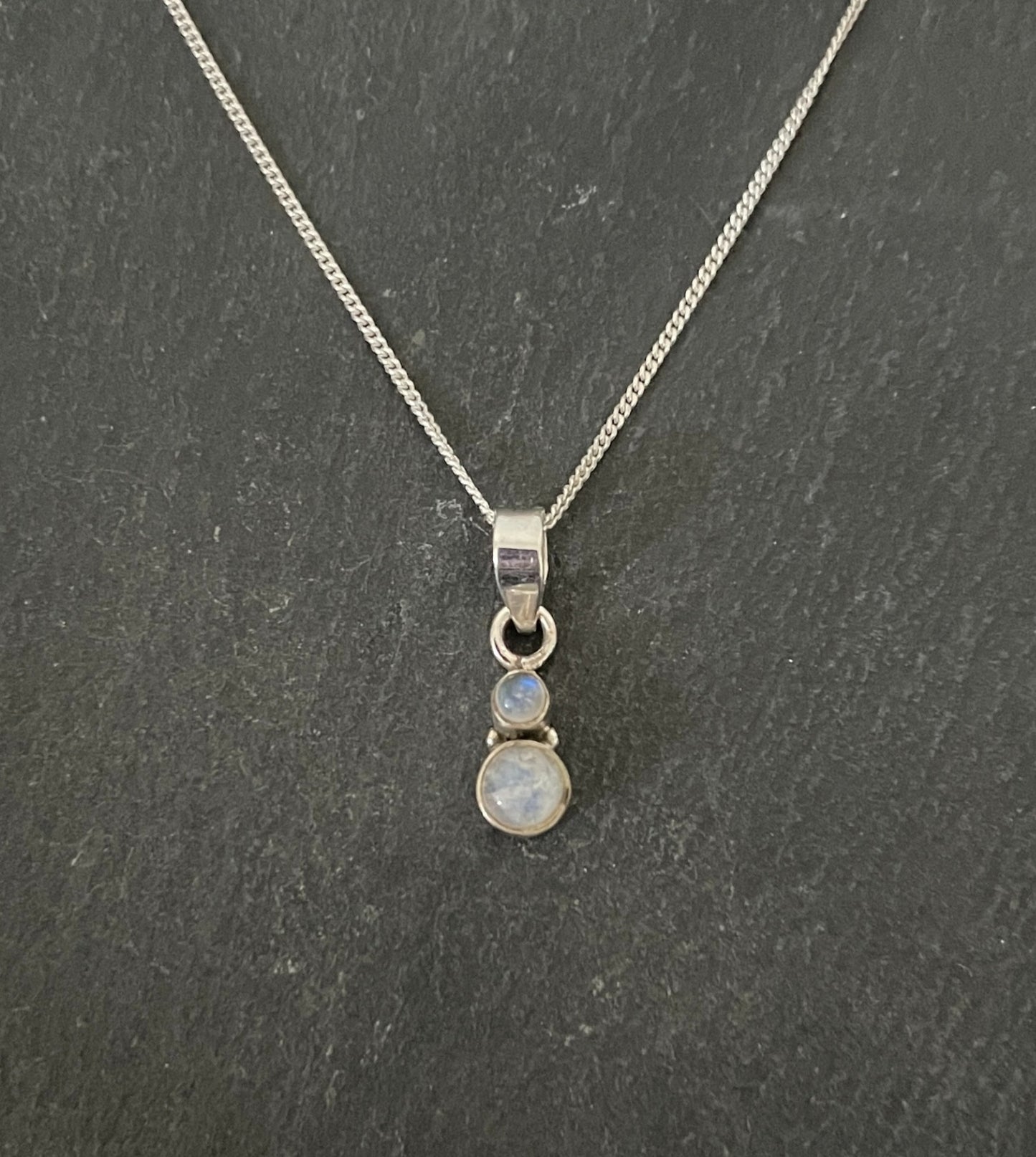 Two Stone Moonstone Pendant image 0