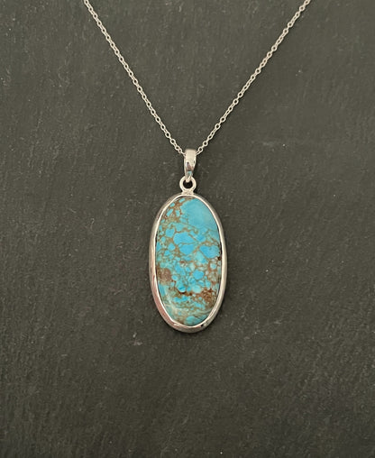 Turquoise Oval Pendant image 0
