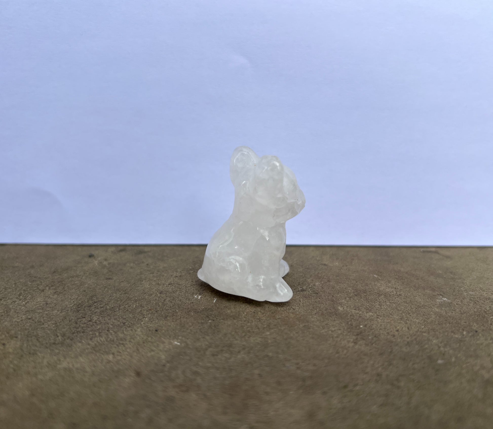 Clear Quartz French Bulldog image 3