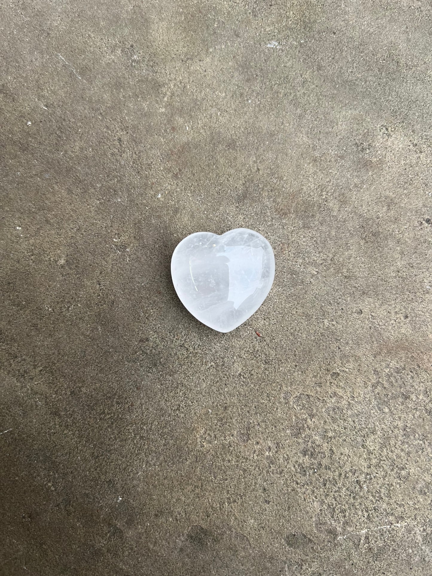 Clear Quartz Heart image 1