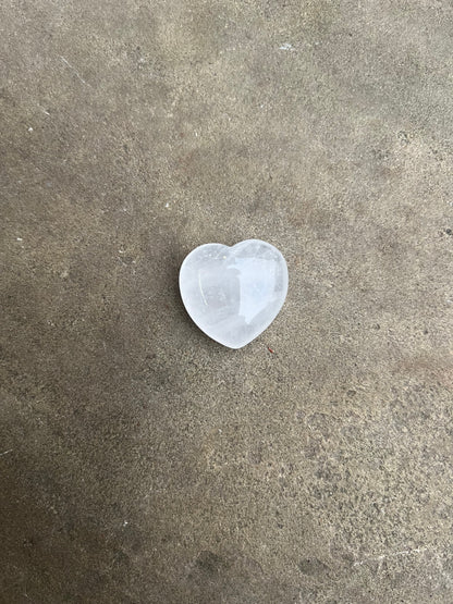 Clear Quartz Heart image 1