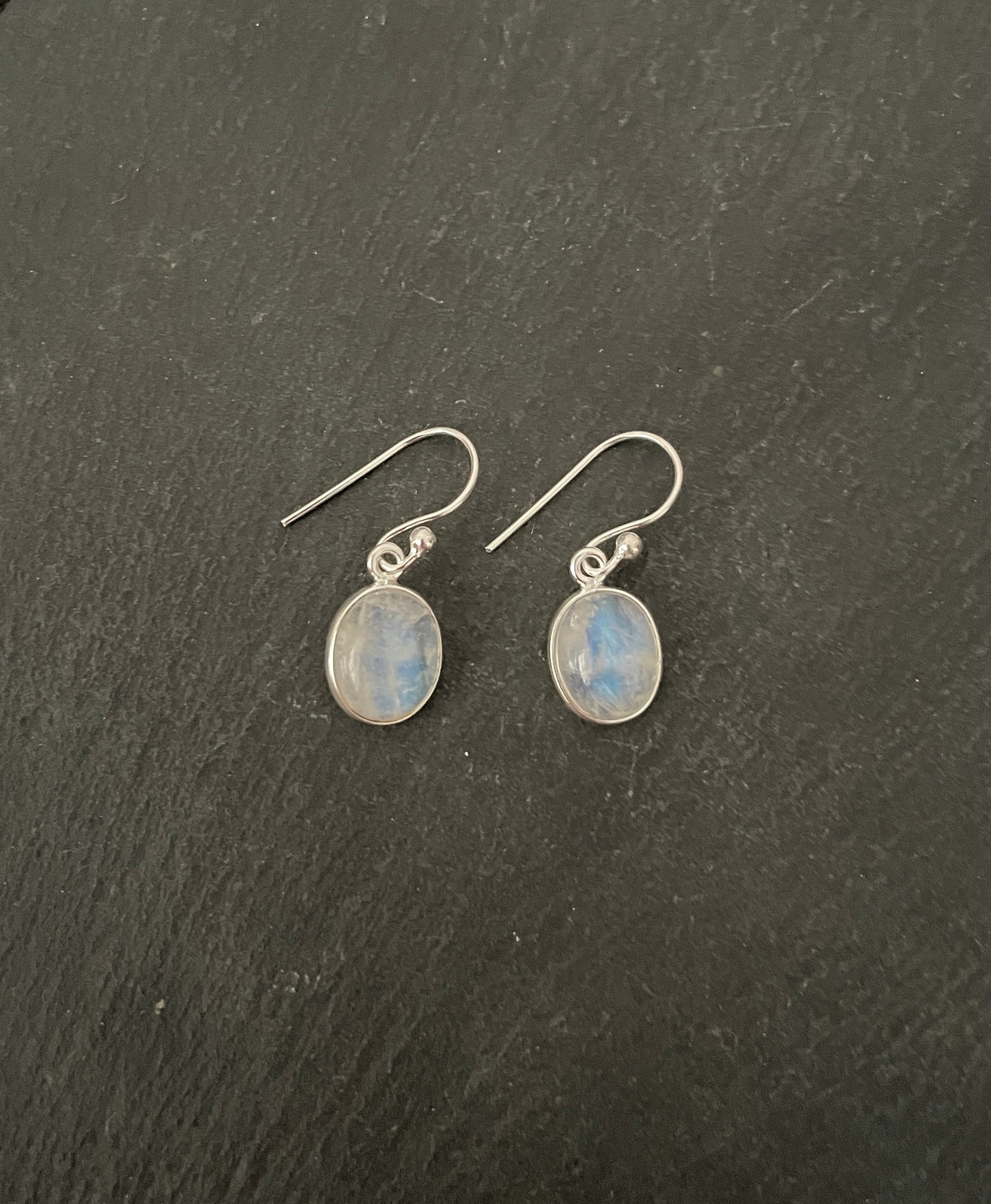 Moonstone Oval Earrings image 0