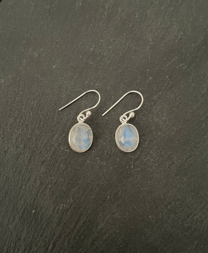 Moonstone Oval Earrings image 0