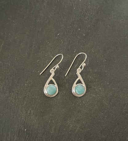 Larimar Drop Earrings image 0