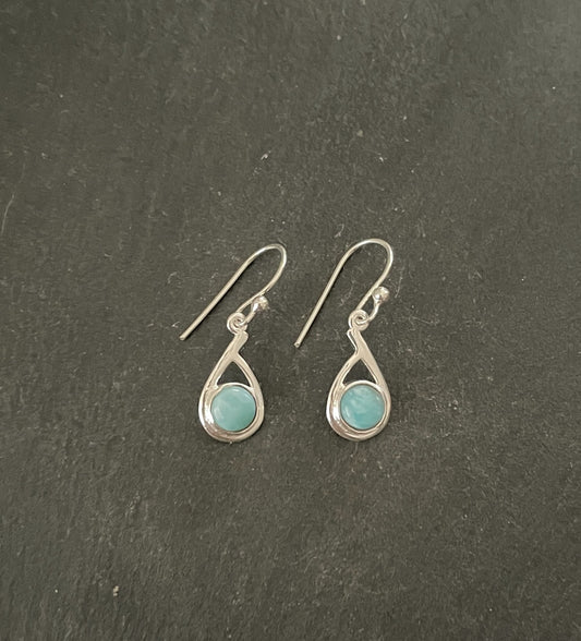 Larimar Drop Earrings image 0