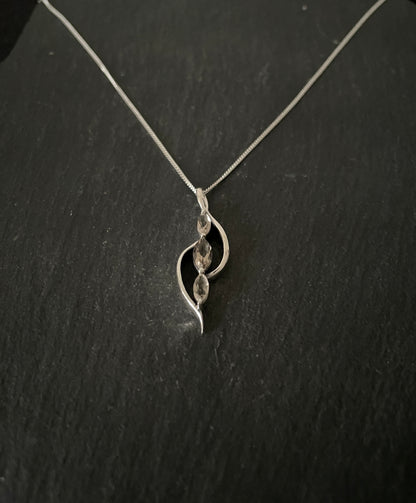 Smokey Quartz and Silver Pendant image 1