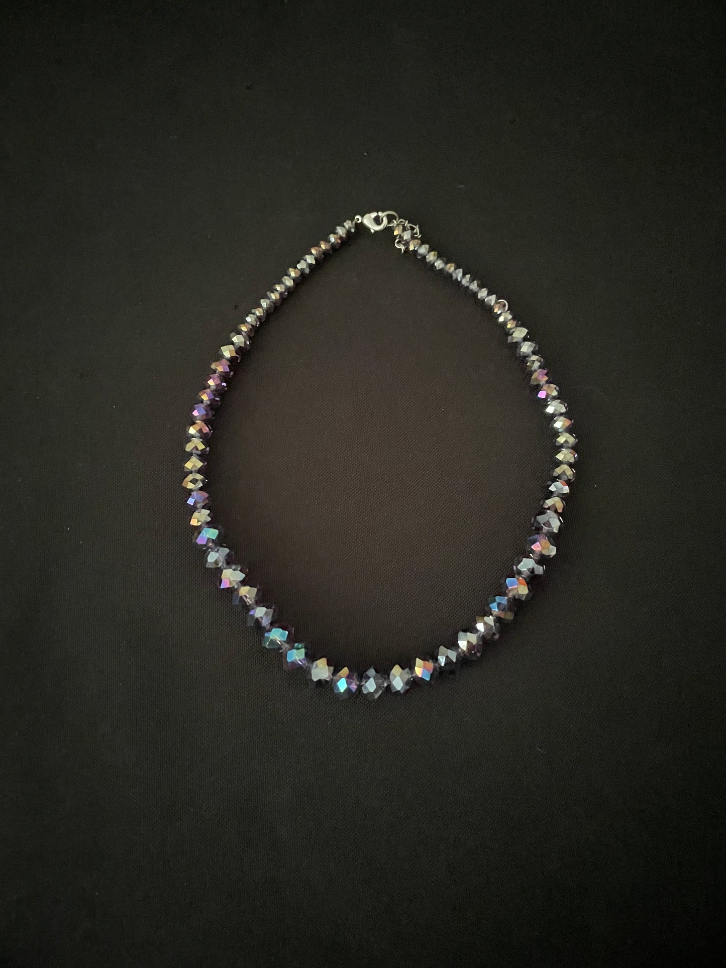 Purple Bead Necklace image 1