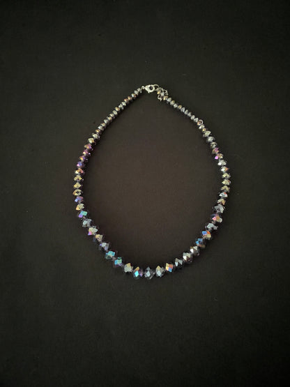 Purple Bead Necklace image 1