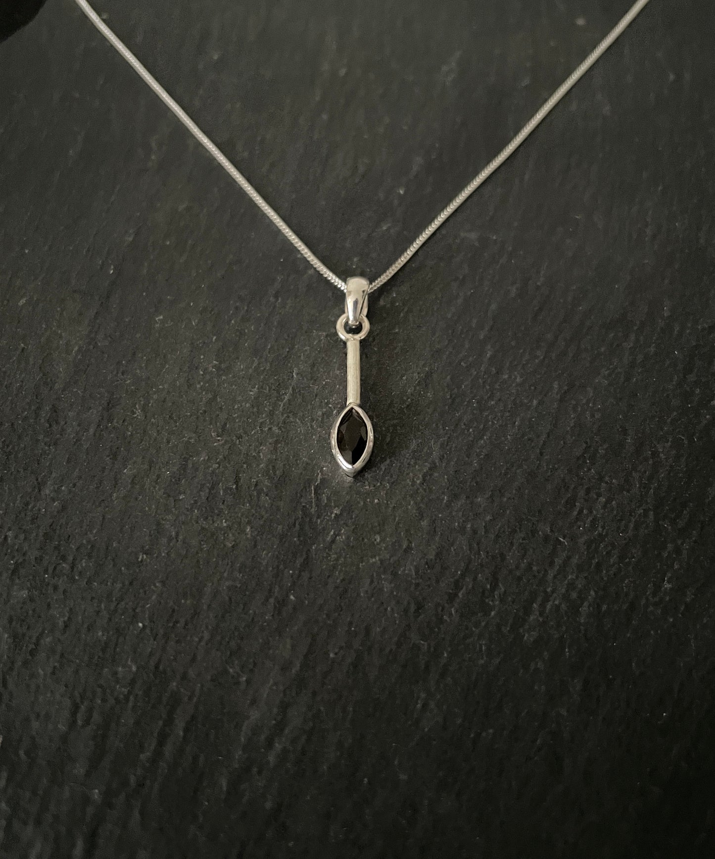Smokey Quartz Teardrop Pendant image 1