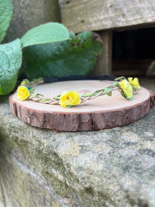 Yellow Flower Headband image 0