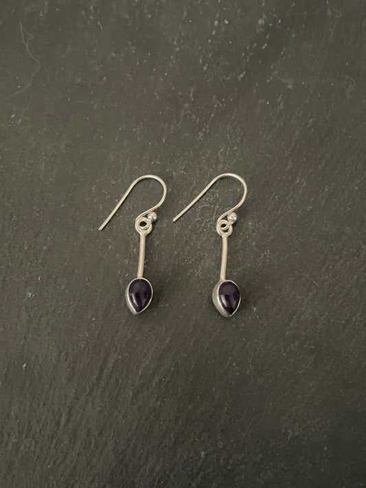 Amethyst Drop Earrings