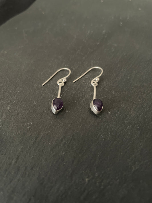 Amethyst Drop Earrings