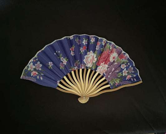 Royal Blue Handheld Fan