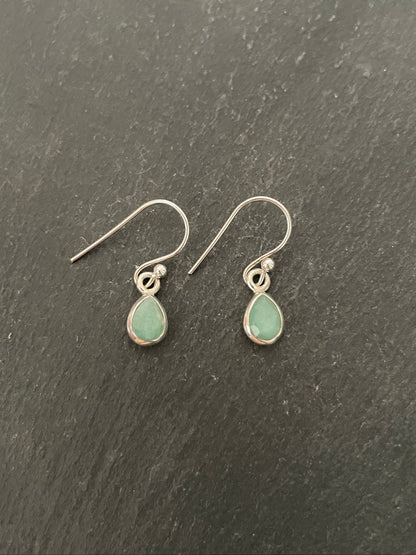 Emerald Teardrop Earrings