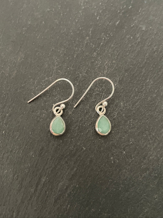 Emerald Teardrop Earrings