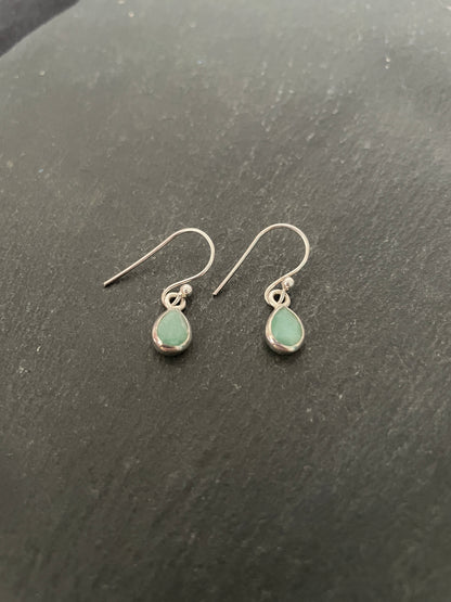 Emerald Teardrop Earrings
