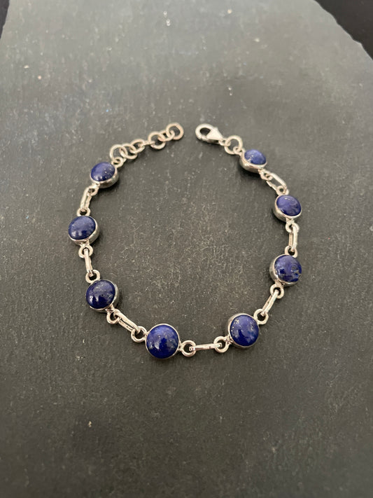Round Lapis Lazuli Bracelet