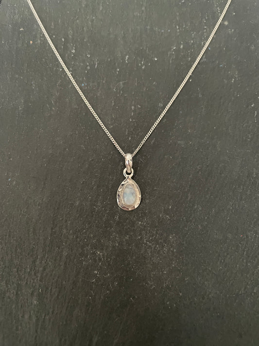 Moonstone Teardrop Pendant