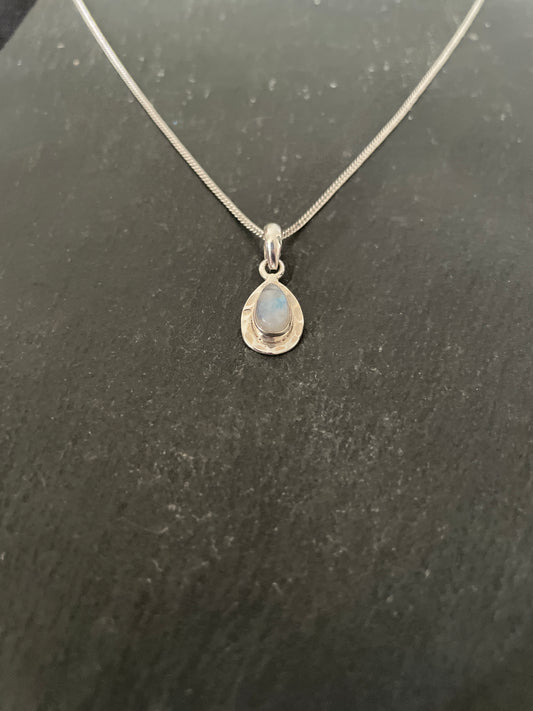 Moonstone Teardrop Pendant