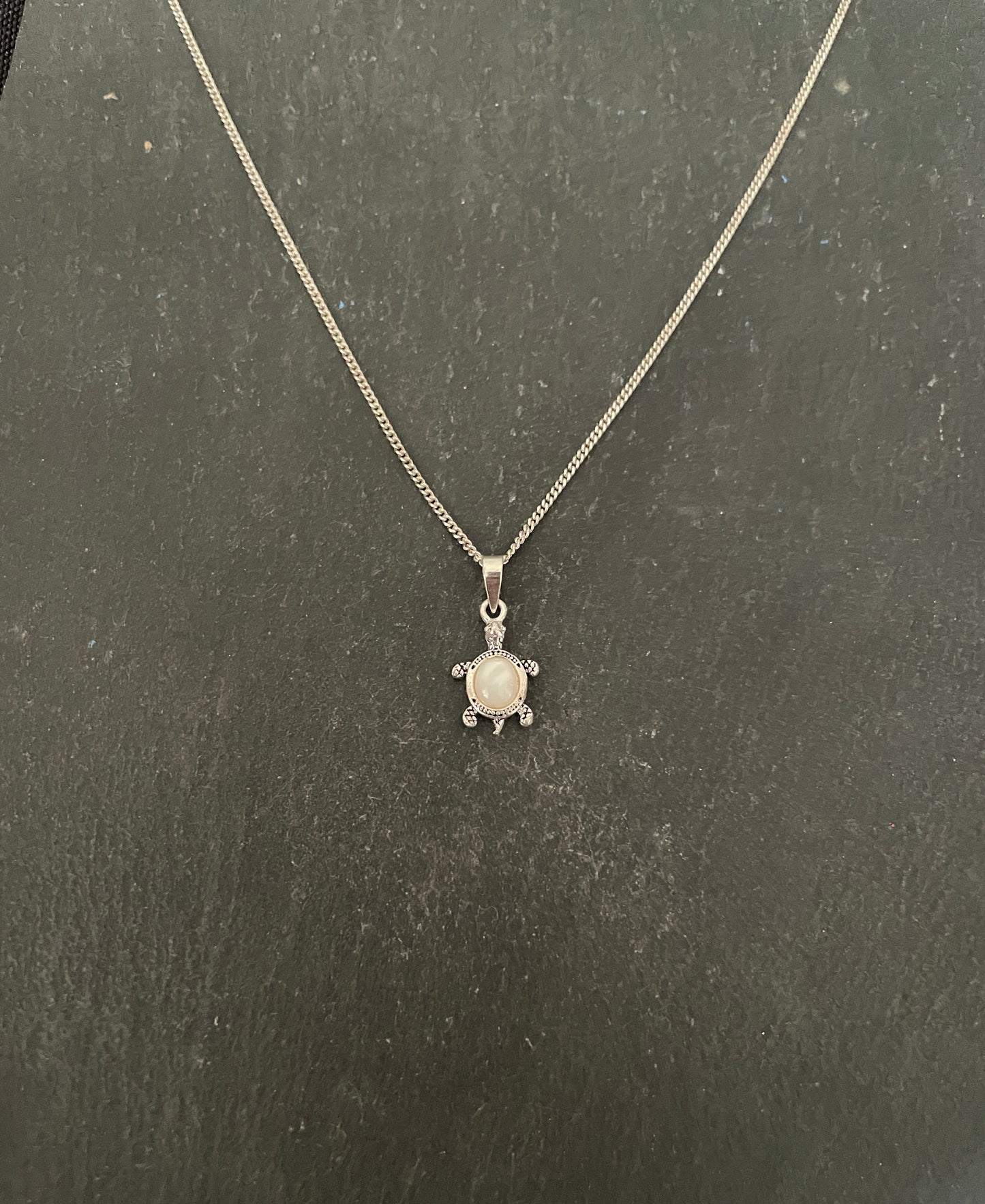 Mother of Pearl Turtle Pendant