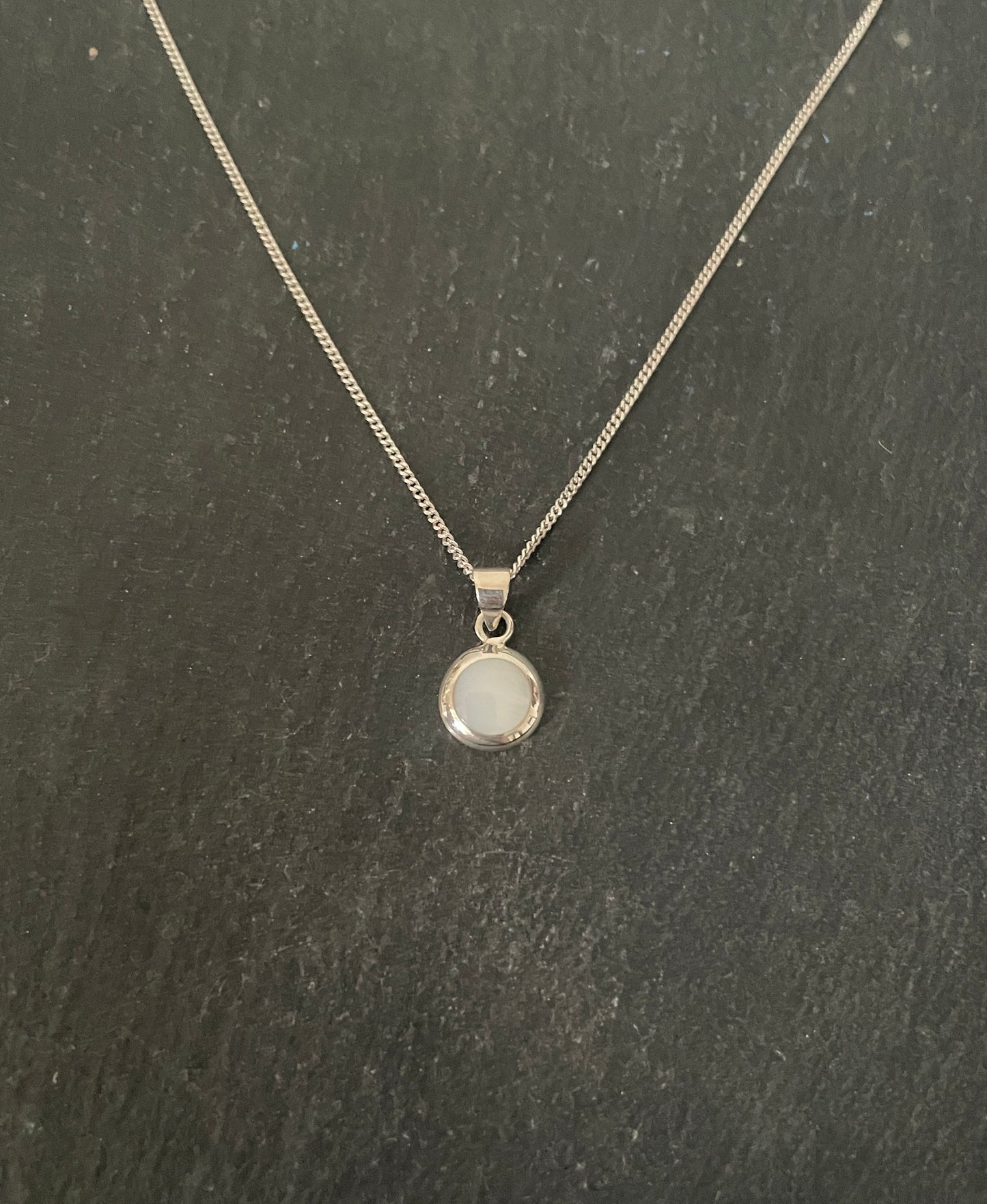 Round Mother of Pearl Pendant