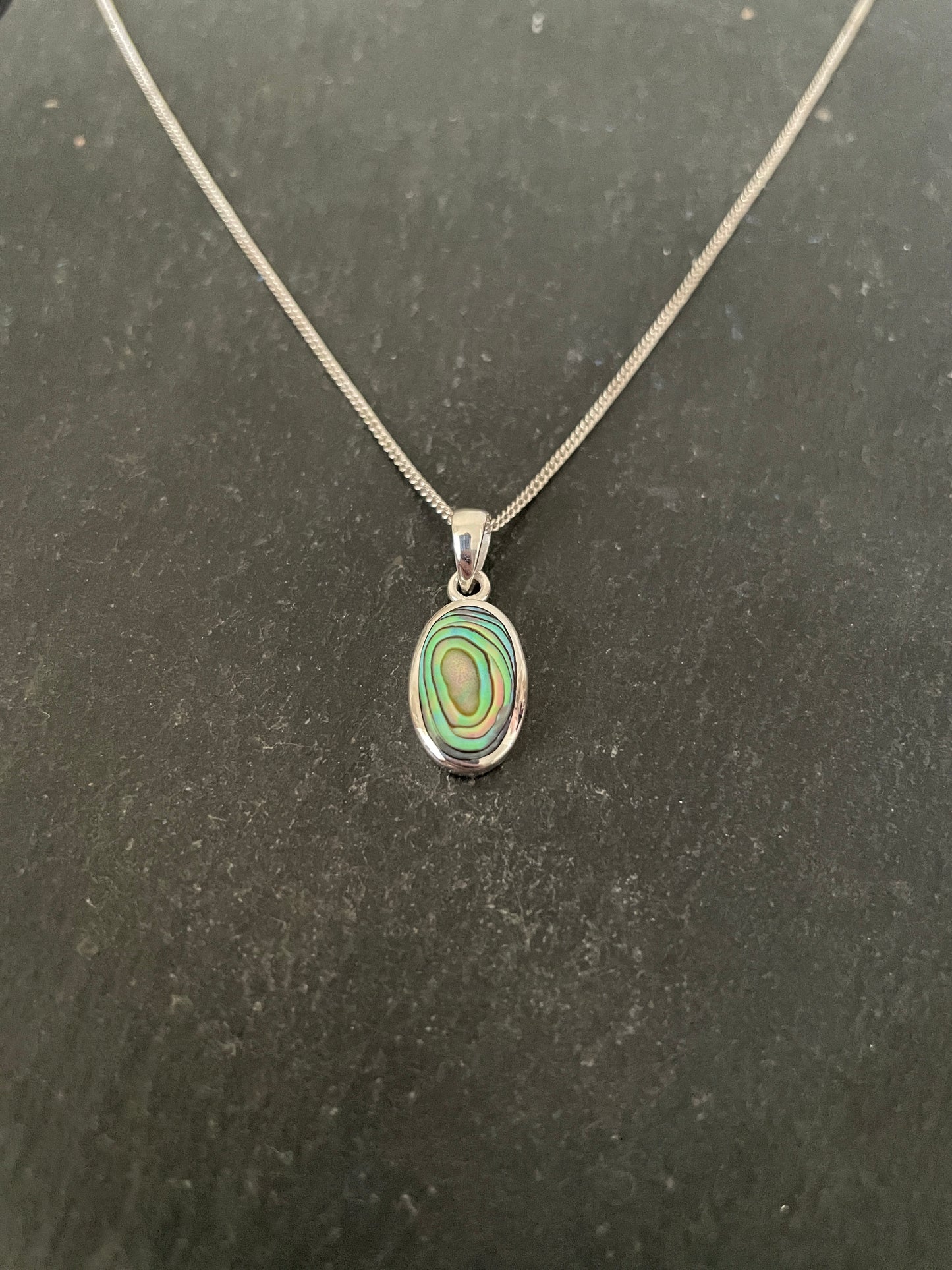 Paua Shell Oval Pendant