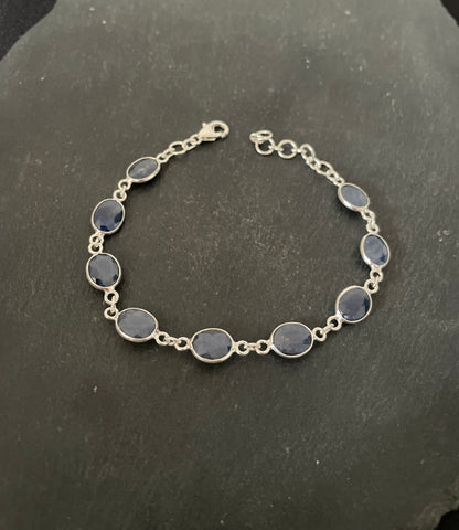 Oval Sapphire Bracelet
