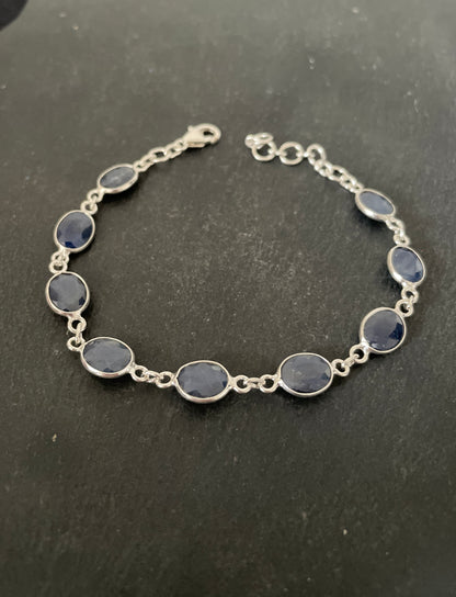 Oval Sapphire Bracelet