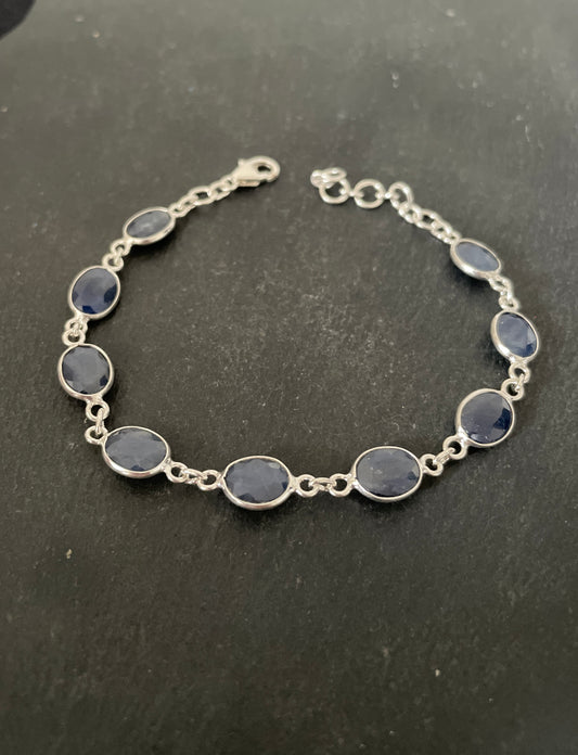 Oval Sapphire Bracelet