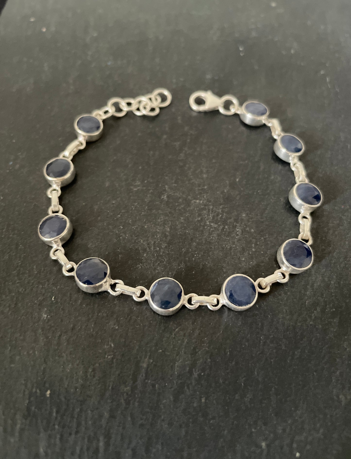 Round Sapphire Bracelet
