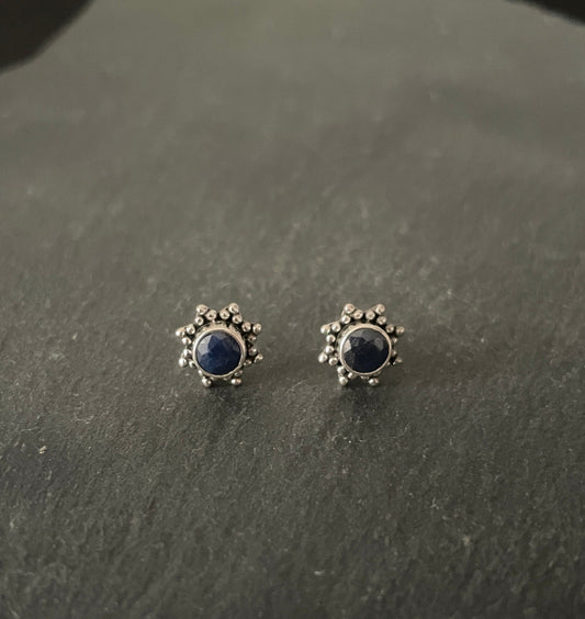 Sapphire Stud Earrings