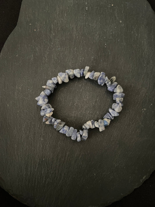 Sodalite Chip Bracelet