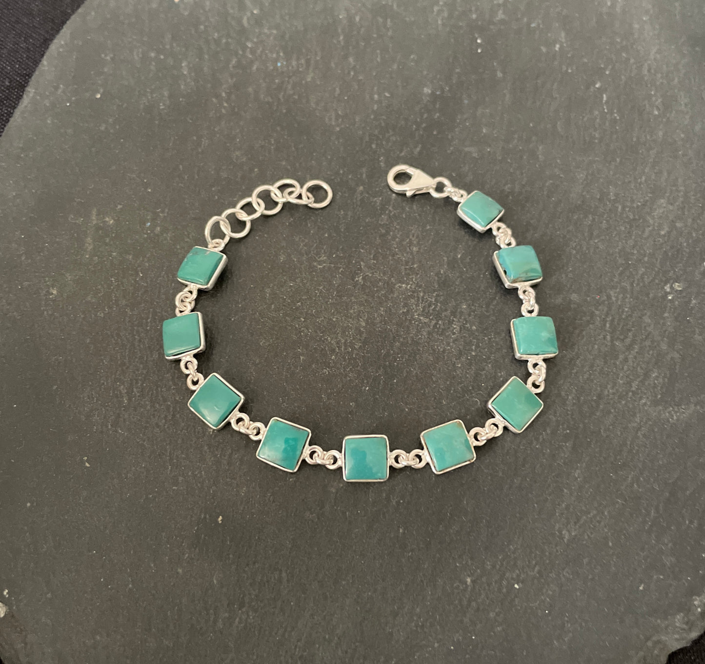Square Turquoise Bracelet