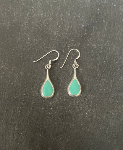 Turquoise Teardrop Earrings