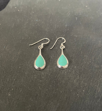Turquoise Teardrop Earrings