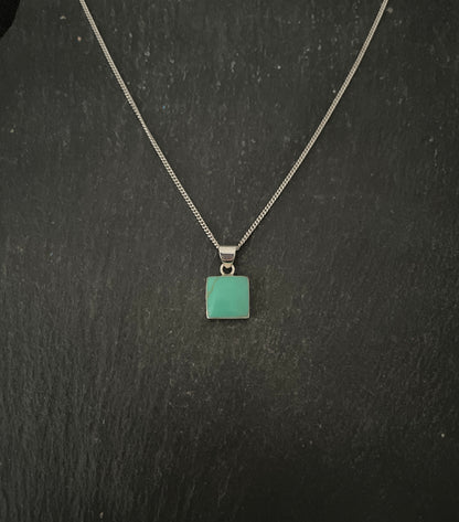 Turquoise Square Pendant