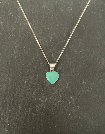 Turquoise Heart Pendant