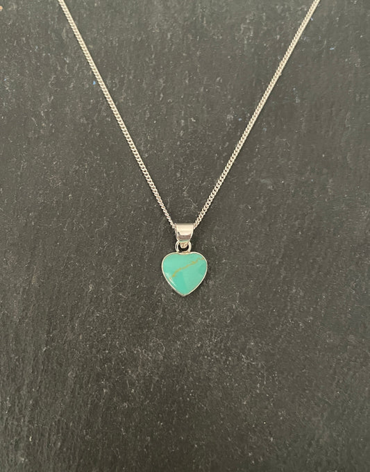 Turquoise Heart Pendant