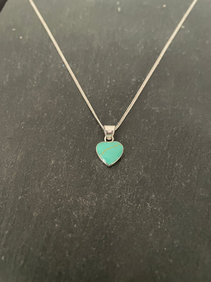 Turquoise Heart Pendant