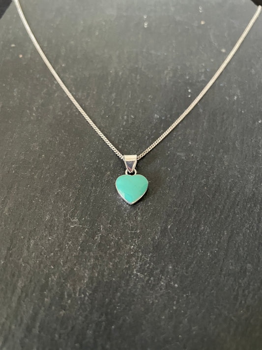 Turquoise Heart Pendant