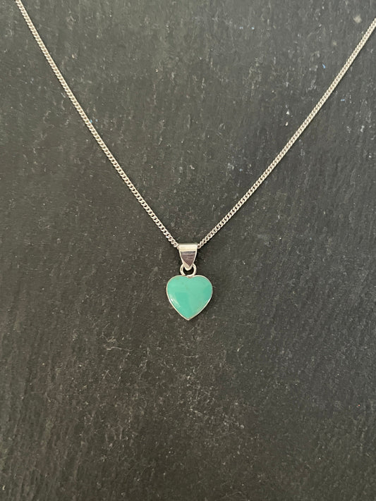 Turquoise Heart Pendant